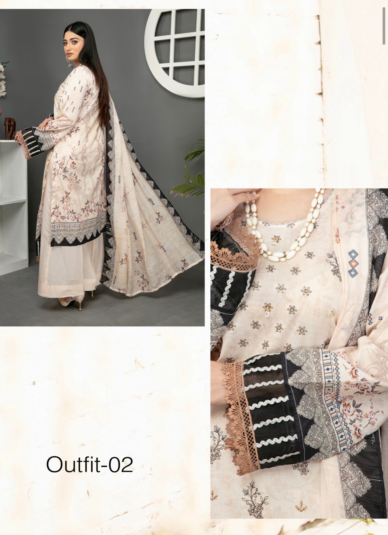 Embroidered Lawn 3pc