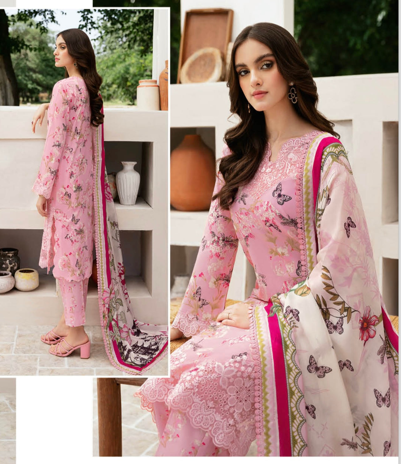 Embroidered Lawn 3pc