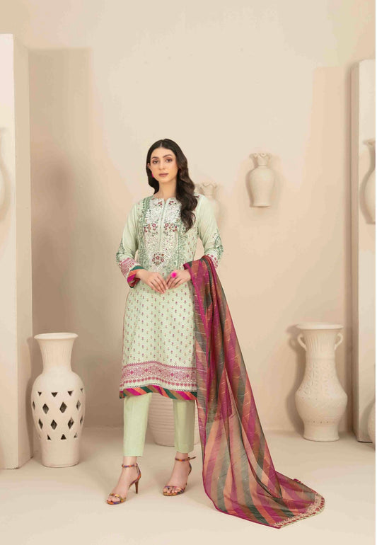 Embroidered Lawn 3pc